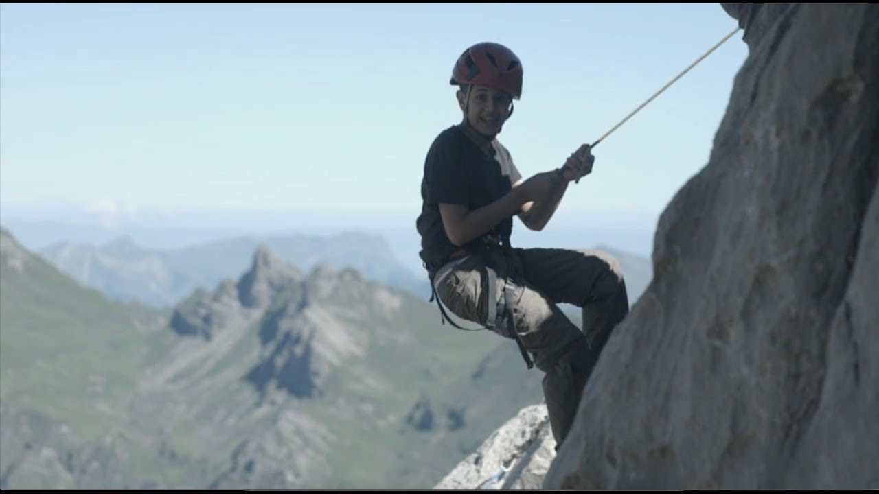 Abseiling Swiss Leadership Camp Champittet